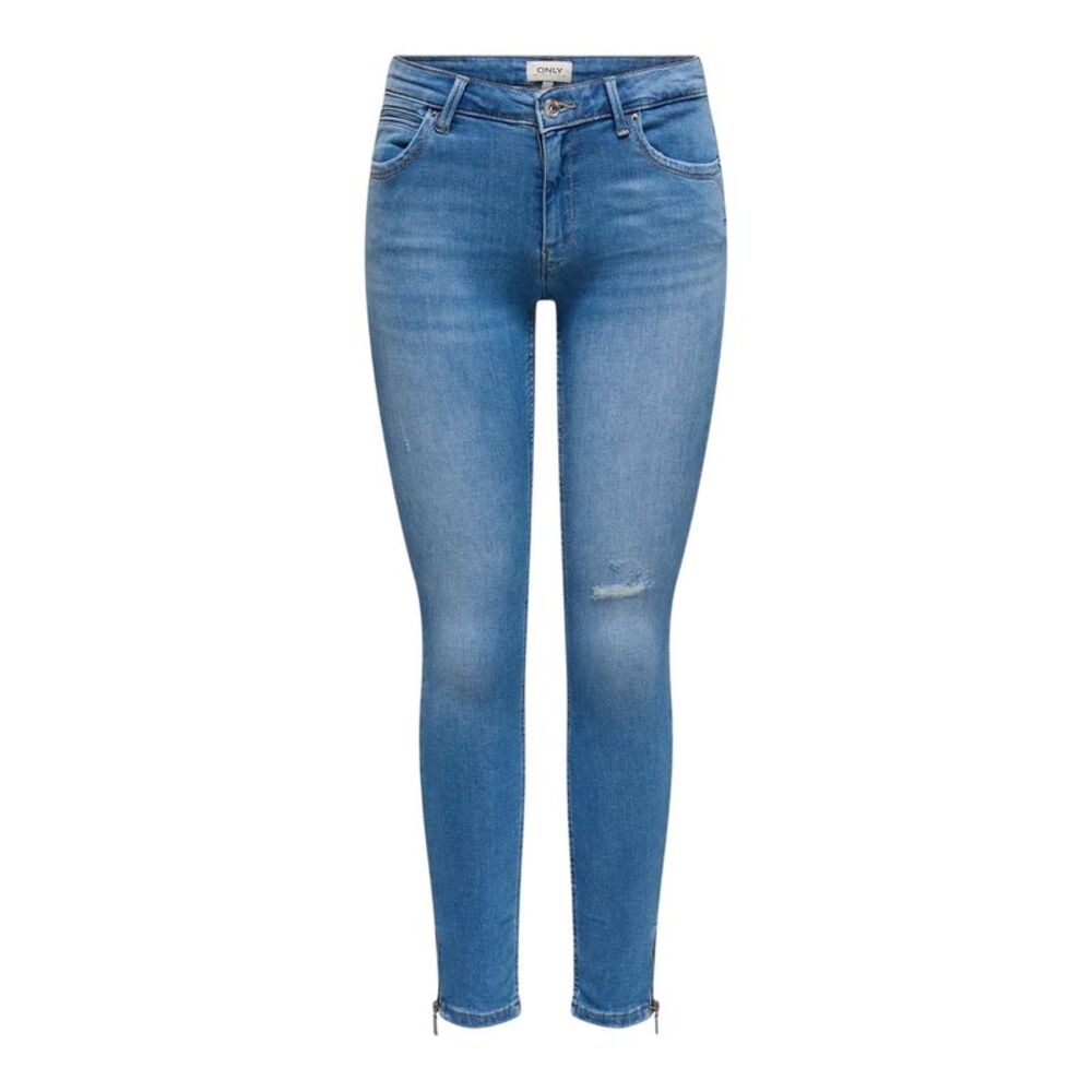 Only Womens/Ladies 5 Pockets Skinny Jeans / Blue Denim